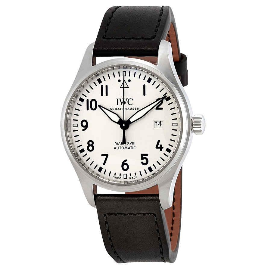 Pilots Mark XVIII Automatic Silver Dial Mens Watch IW327012商品第1张图片规格展示