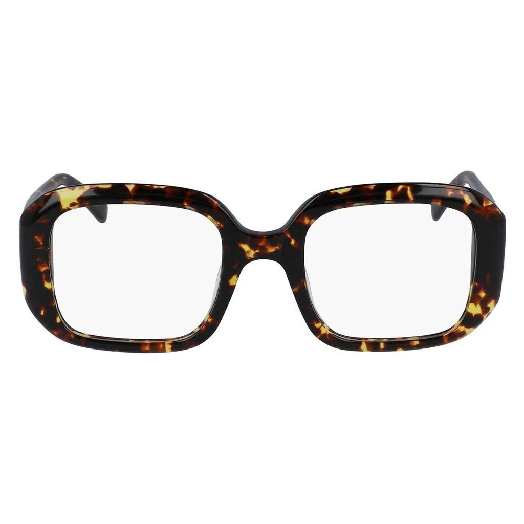 商品MCM|MCM Women's Eyeglasses - Havana Rectangular Full-Rim Frame Clear Lens | MCM2710 214,价格¥440,第2张图片详细描述