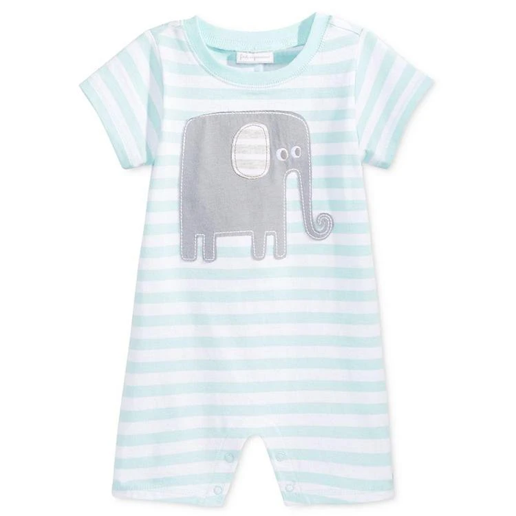 商品First Impressions|Striped Elephant Cotton Romper, Baby Boys (0-24 months), Created for Macy's,价格¥51,第2张图片详细描述