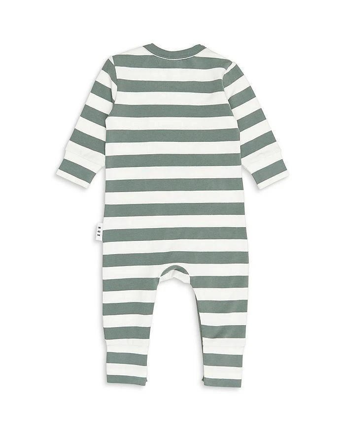 商品Huxbaby|Boys' Teddy Hux Cotton Blend Bear Appliqué Stripe Coverall - Baby,价格¥364,第5张图片详细描述