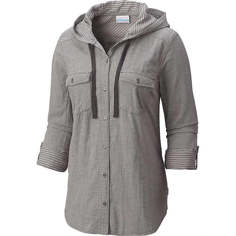 商品Columbia|Columbia Women's Times Two Hooded Long Sleeve Shirt,价格¥335,第3张图片详细描述