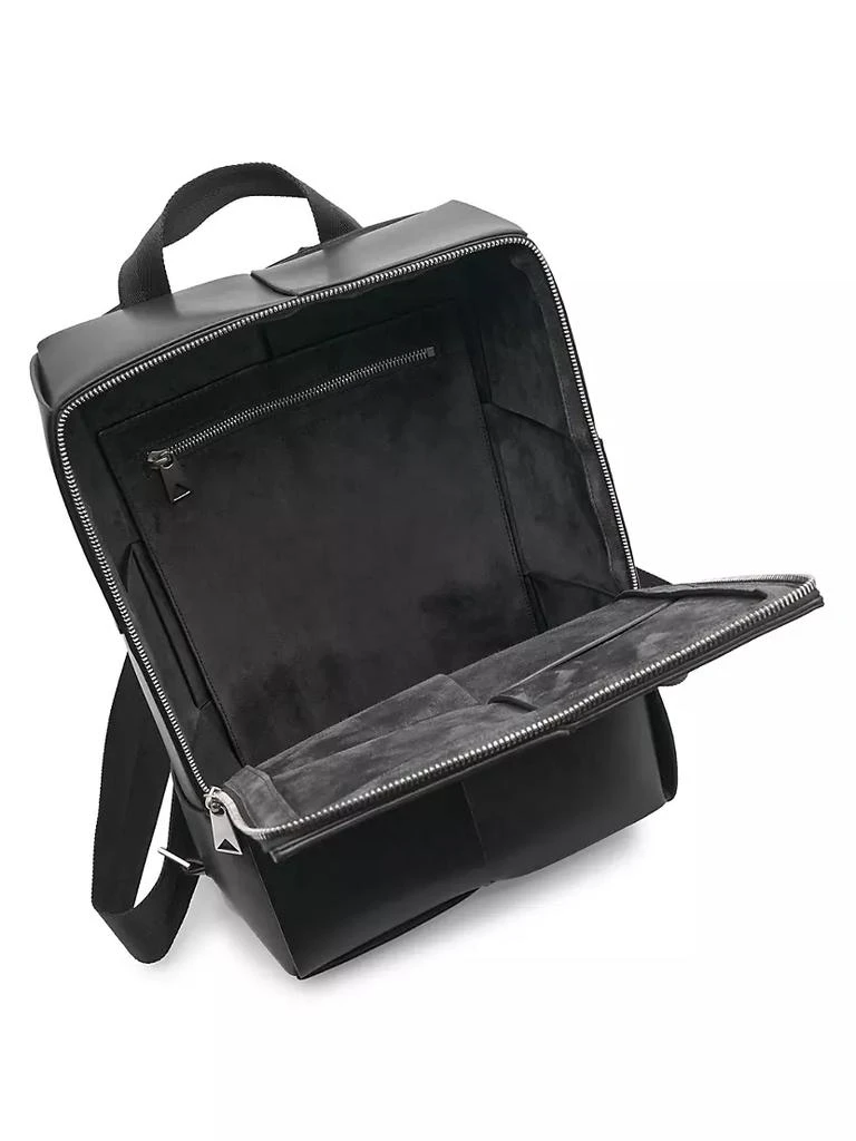 商品Bottega Veneta|Leather Woven Backpack,价格¥27181,第3张图片详细描述