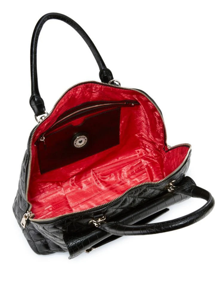 商品Moschino|Quilted Faux Leather Satchel,价格¥1219,第2张图片详细描述