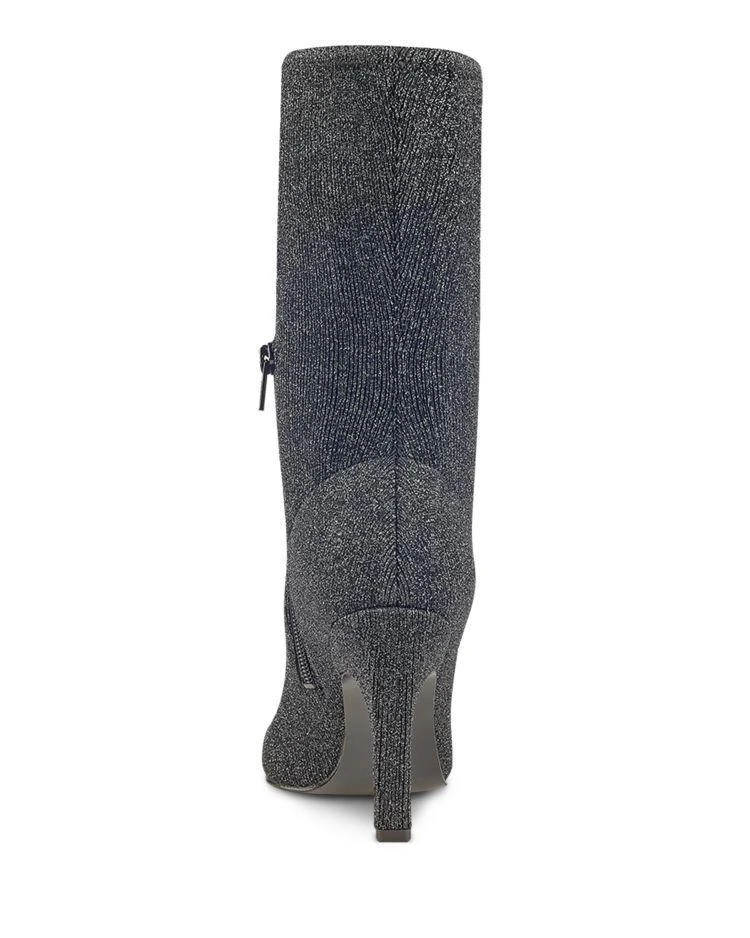 商品Marc Fisher|Marc Fisher LTD. Unita Sparkle Knit High Heel Mid Calf Boots,价格¥1002,第4张图片详细描述