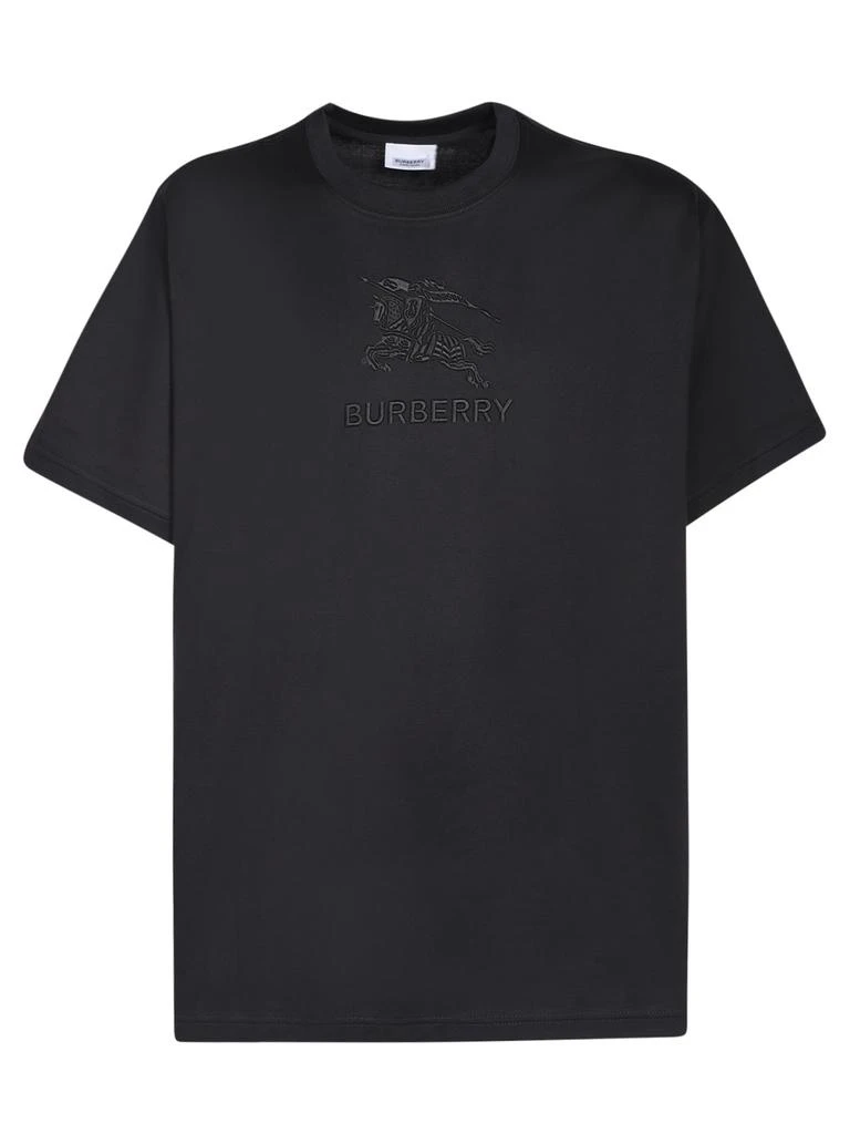 商品Burberry|Burberry Logo Embroidered Crewneck T-Shirt,价格¥2213,第1张图片