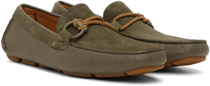 Khaki Driver Loafers商品第4张图片规格展示