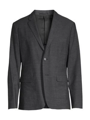 商品Theory|​Clinton Drape Wool-Blend Blazer,价格¥985,第3张图片详细描述