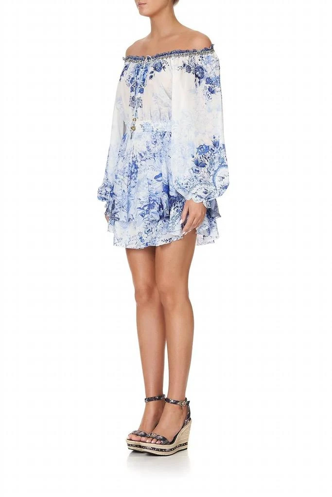 商品Camilla|Tiered Mini Dress in High Tea,价格¥3525,第4张图片详细描述