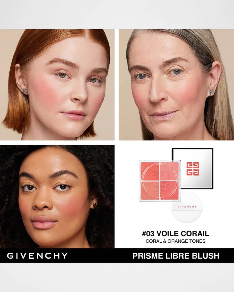 商品Givenchy|Prisme Libre Loose Powder Blush, 12h Radiance, 1.8 oz.,价格¥348,第3张图片详细描述