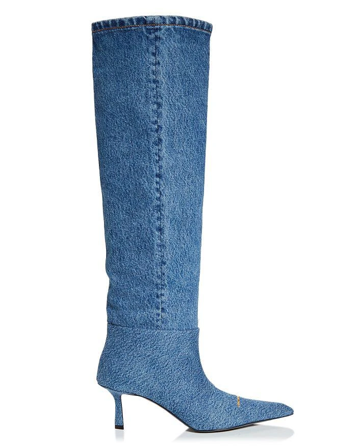 商品Alexander Wang|Women's Viola Denim Slouch Boots,价格¥7011,第2张图片详细描述