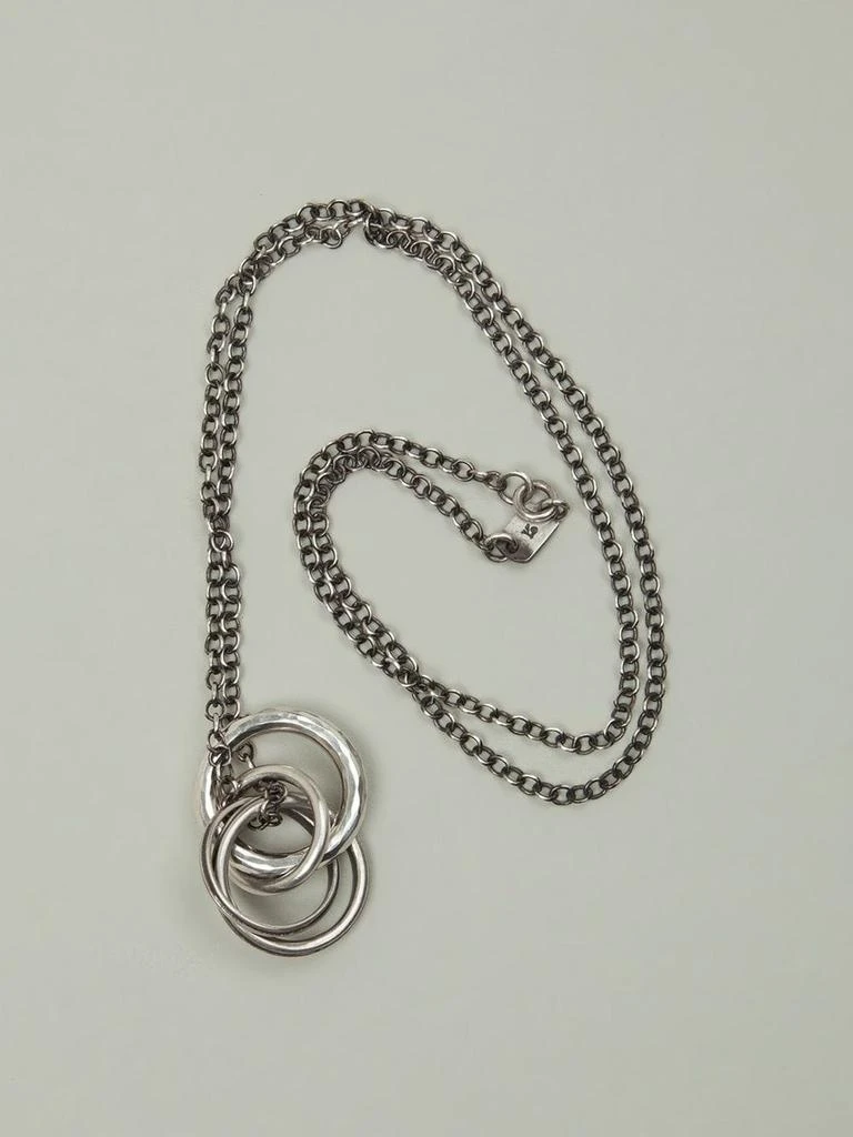 商品WERKSTATT MUNCHEN|WERKSTATT MUNCHEN NECKLACE FOUR RINGS M3731,价格¥3578,第3张图片详细描述