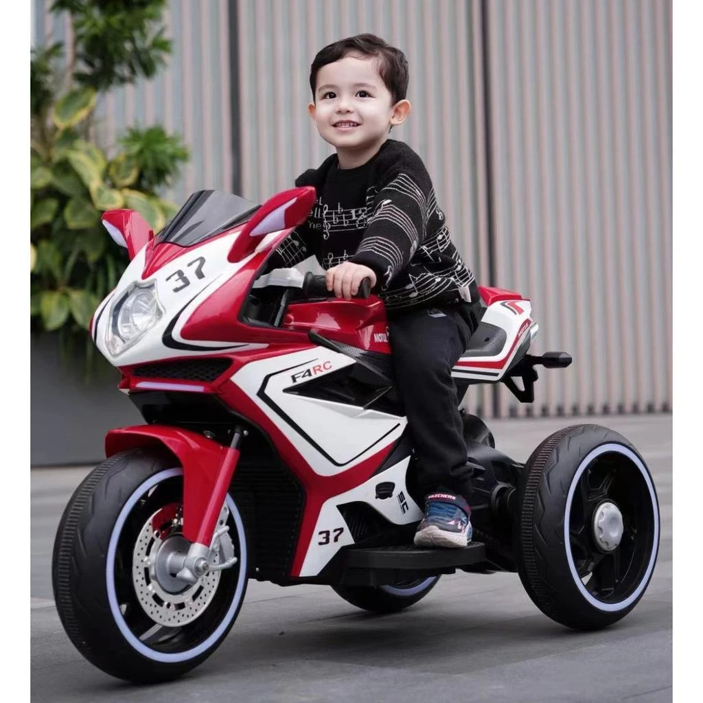 商品Simplie Fun|Plastic red 6V Kids Electric motorcycle/ Kids toys motorcycle/Kids electric car/electric ride on motorcycle,价格¥1650,第4张图片详细描述