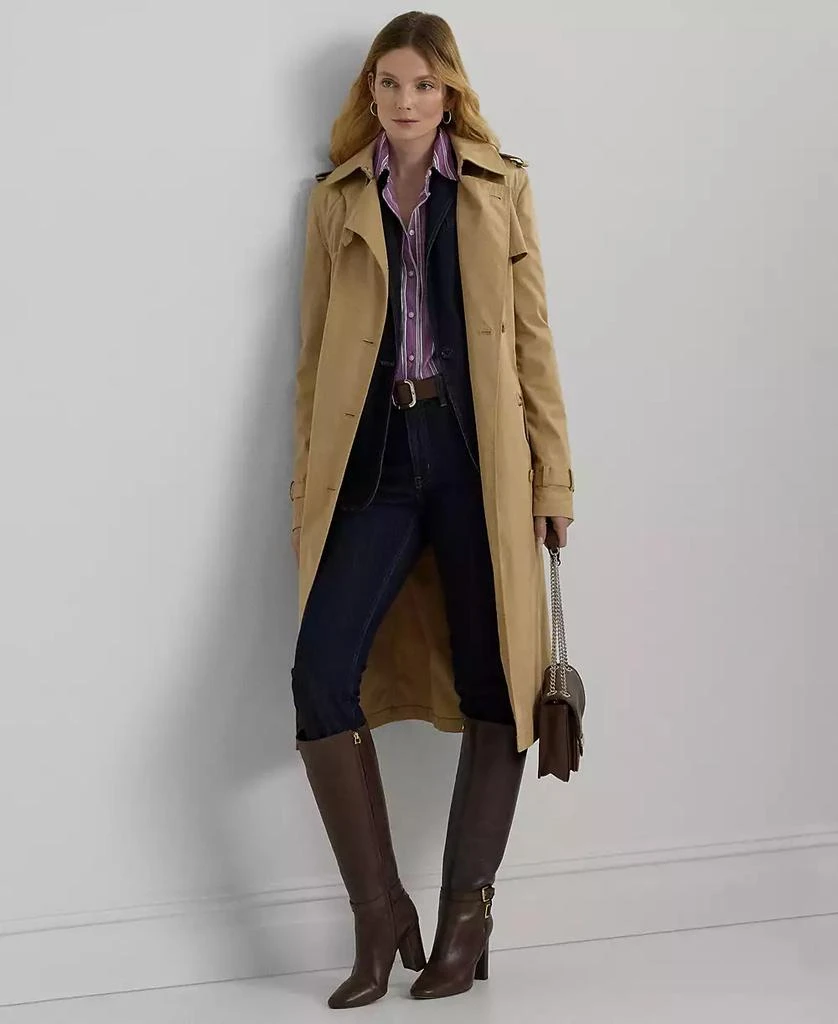 商品Ralph Lauren|Women's Double-Breasted Trench Coat,价格¥2207,第5张图片详细描述