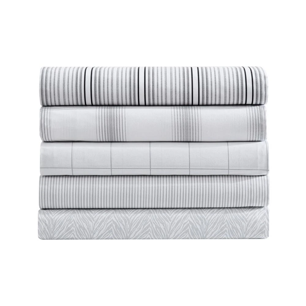 商品Kenneth Cole|CLOSEOUT! Urban Zebra Cotton Percale 4 Pc Sheet Set,价格¥690,第4张图片详细描述