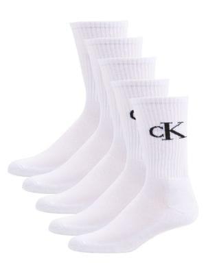 商品Calvin Klein|5-Pack Logo Crew Socks,价格¥90,第1张图片