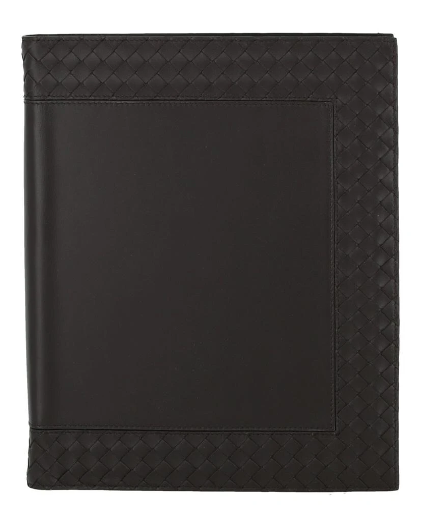 商品Bottega Veneta|Interecciato Leather Notebook,价格¥2649,第1张图片