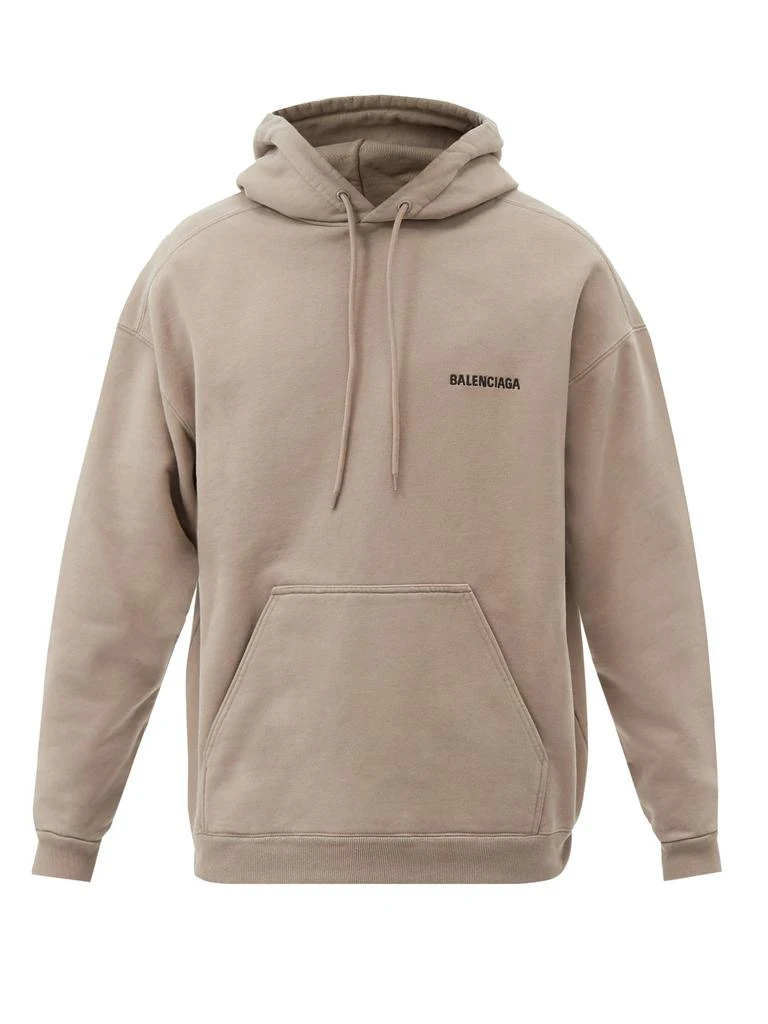 Logo-embroidered cotton-jersey hoodie 商品