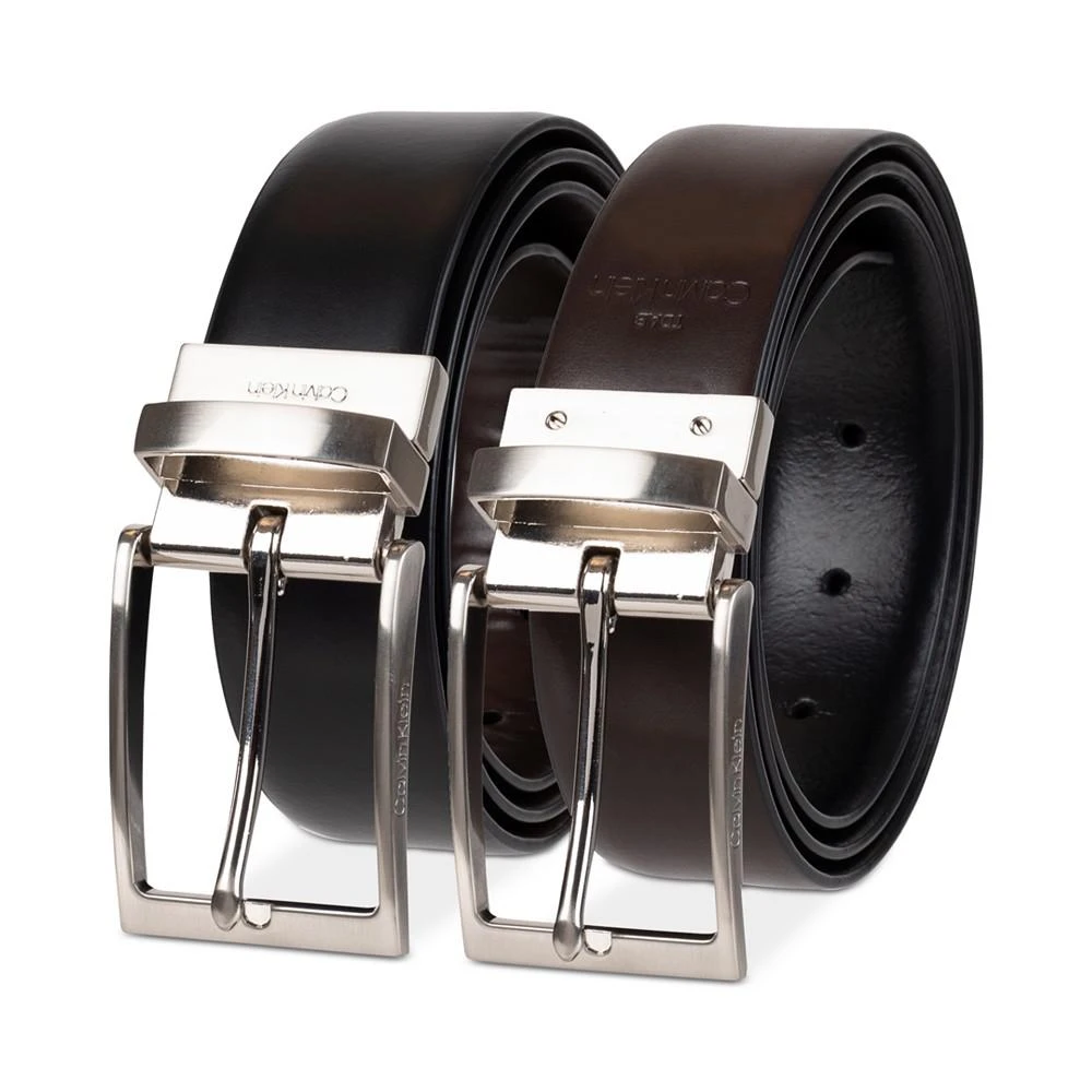 商品Calvin Klein|Men’s Two-In-One Feather Edge Reversible Dress Belt,价格¥371,第4张图片详细描述