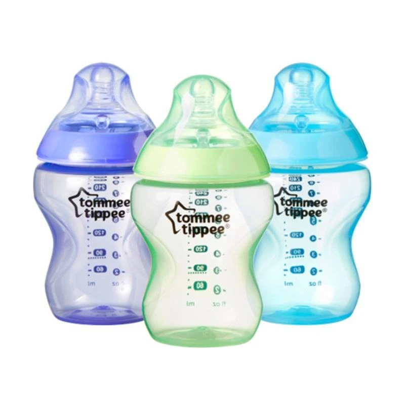 商品Tommee Tippee|Tommee Tippee 汤美星 婴儿奶瓶 3*260ml,价格¥277,第1张图片