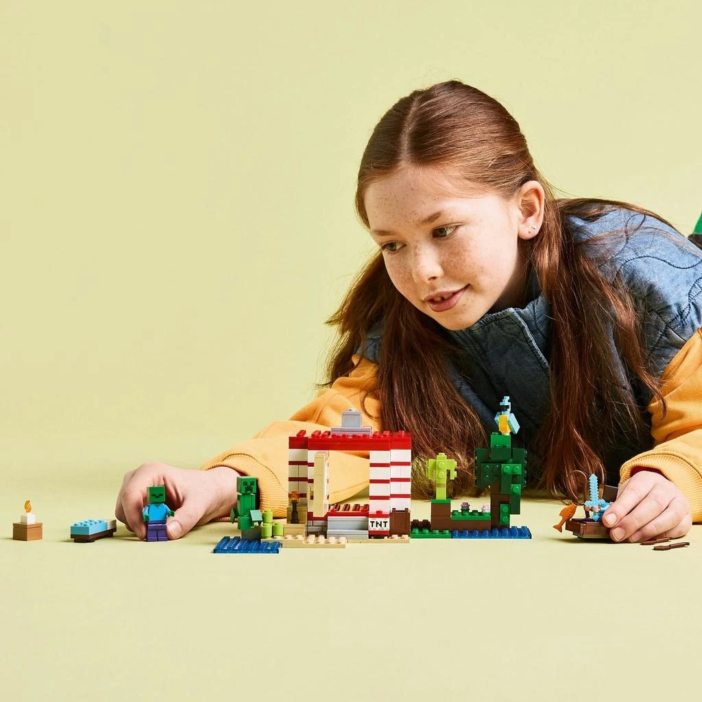 商品LEGO® Minecraft® The TNT Jungle House, Video Game Collectible Toy 21275,价格¥315,第4张图片详细描述