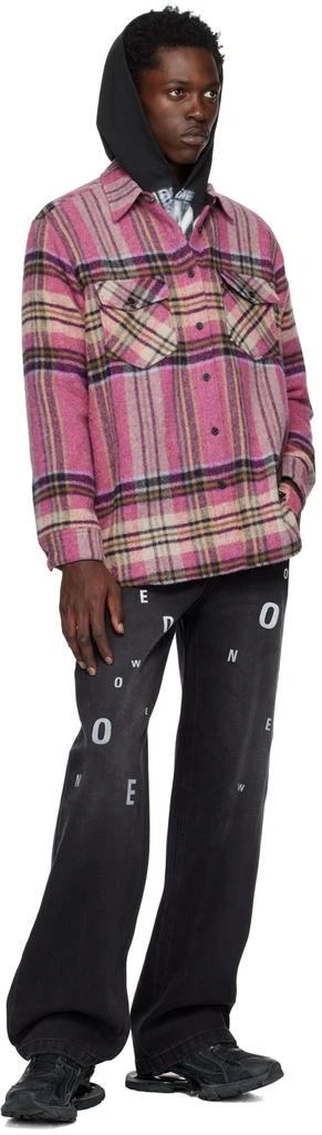 商品We11done|Pink Check Shirt,价格¥1613,第4张图片详细描述