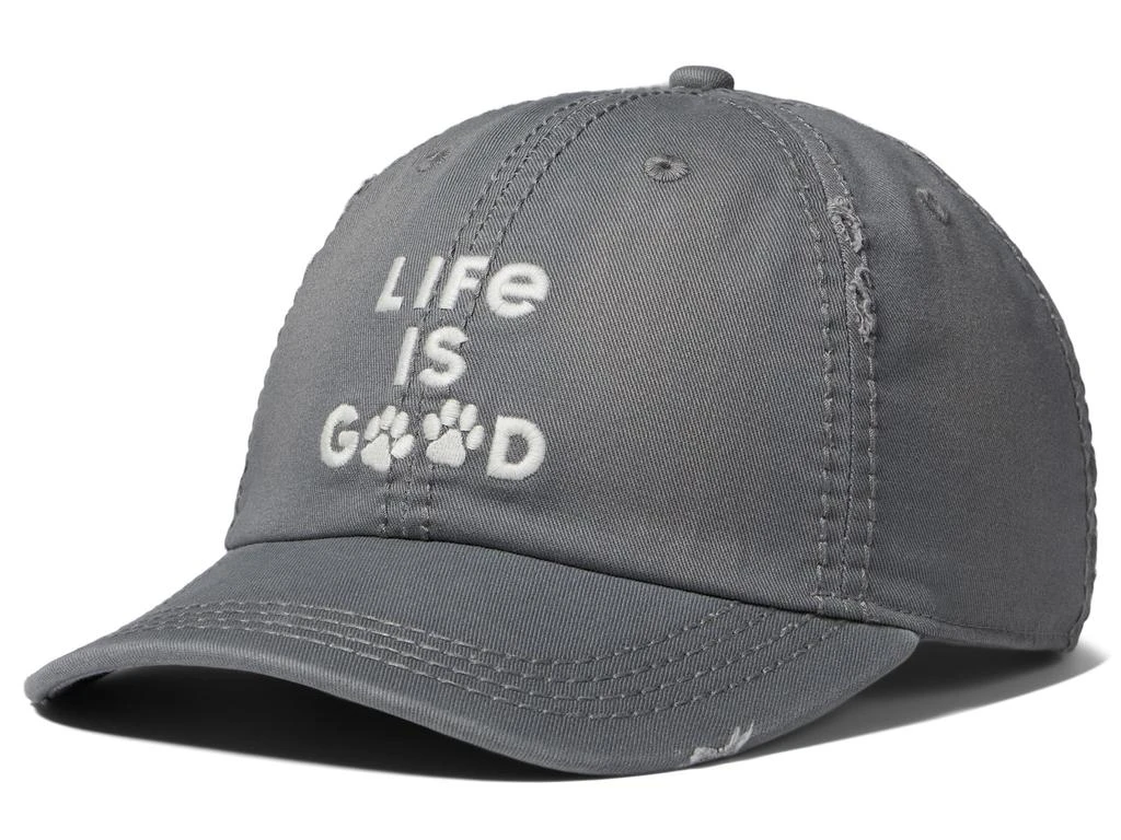 商品Life is Good|Tie-Dye Life Is Good Paw Print Sunwashed Chill™ Cap,价格¥174,第1张图片