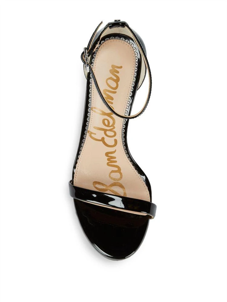 商品Sam Edelman|Ariella Patent 一字带细高跟凉鞋,价格¥272,第4张图片详细描述