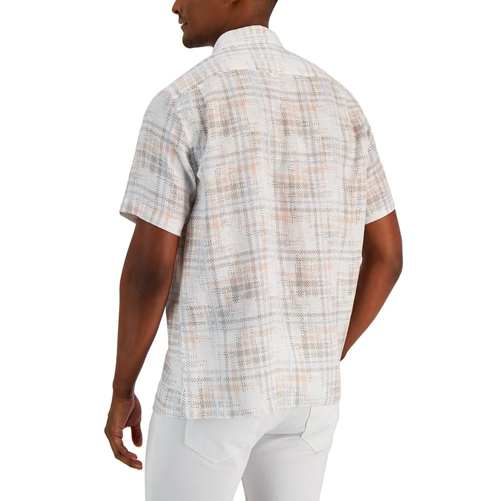 商品Club Room|Men's Linen Short-Sleeve Button-Up Shirt, Created for Macy's,价格¥190,第2张图片详细描述