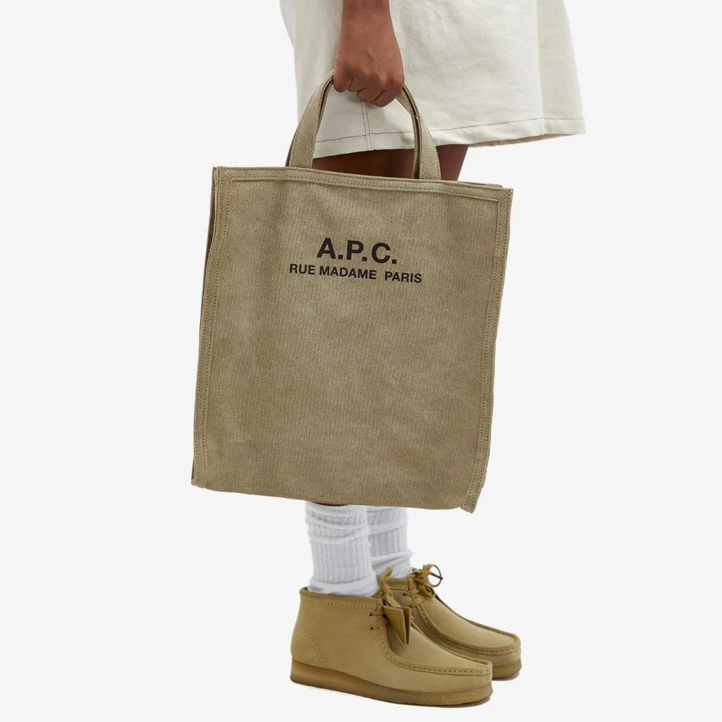 商品A.P.C.|A.P.C. Recuperation Heavy Canvas Tote Bag,价格¥1056,第5张图片详细描述