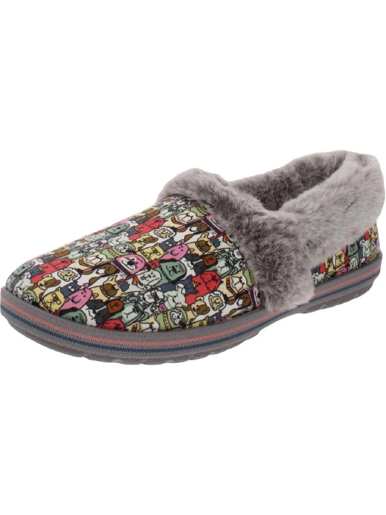 商品SKECHERS|Snuggle Rovers Womens Faux Fur Trim Slip On Casual Shoes,价格¥334,第1张图片