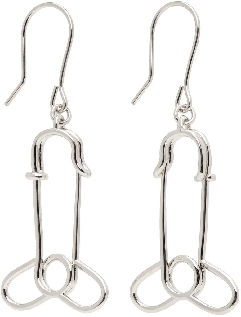 商品JW Anderson|Silver Penis Pin Drop Earrings,价格¥826,第2张图片详细描述