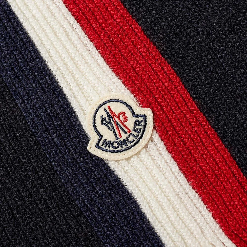 商品Moncler|Moncler Tricolore Striped Logo Scarf,价格¥2428,第2张图片详细描述