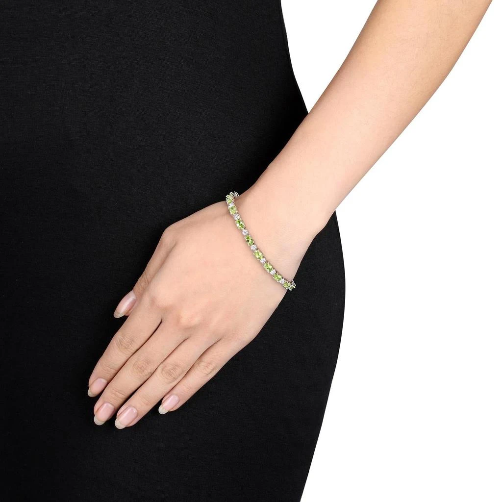 商品Julianna B|Peridot and Diamond Accent Bracelet,价格¥1428,第3张图片详细描述