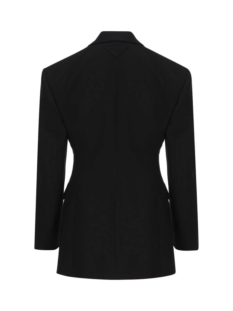 商品Prada|Prada Single-Breasted Tailored Blazer,价格¥14178,第2张图片详细描述