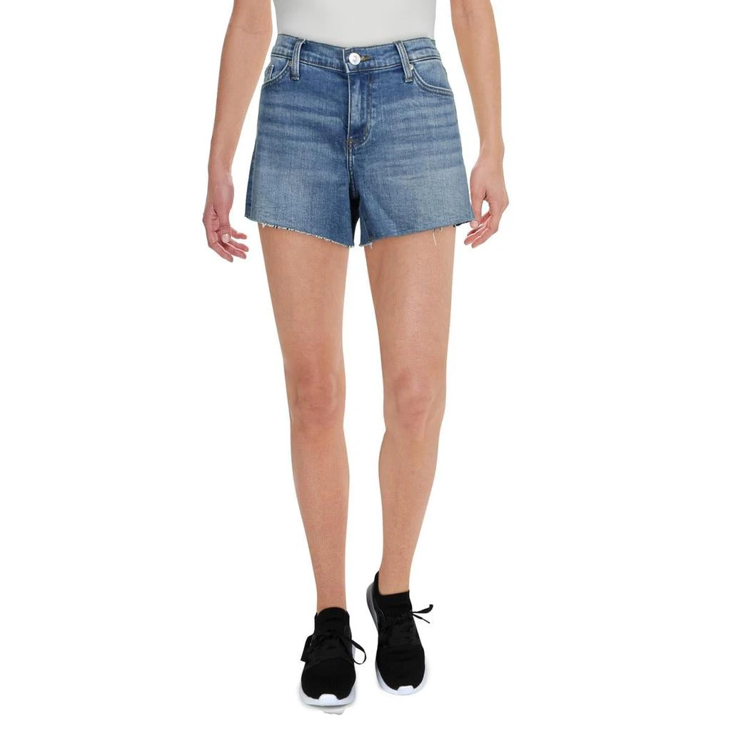 商品Hudson|Hudson Womens Gracie Raw Hem Mid-Rise Denim Shorts,价格¥184,第1张图片