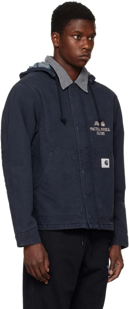 商品Carhartt WIP|Navy New Balance Edition Arcan Jacket,价格¥2395,第2张图片详细描述