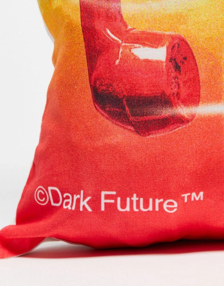 商品ASOS|ASOS DESIGN Dark Future canvas tote bag with telephone design,价格¥44,第3张图片详细描述