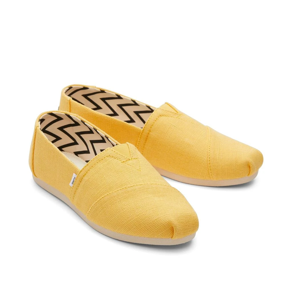 商品TOMS Shoes|Classic Alpargata Pineapple Yellow Heritage Canvas,价格¥196,第3张图片详细描述