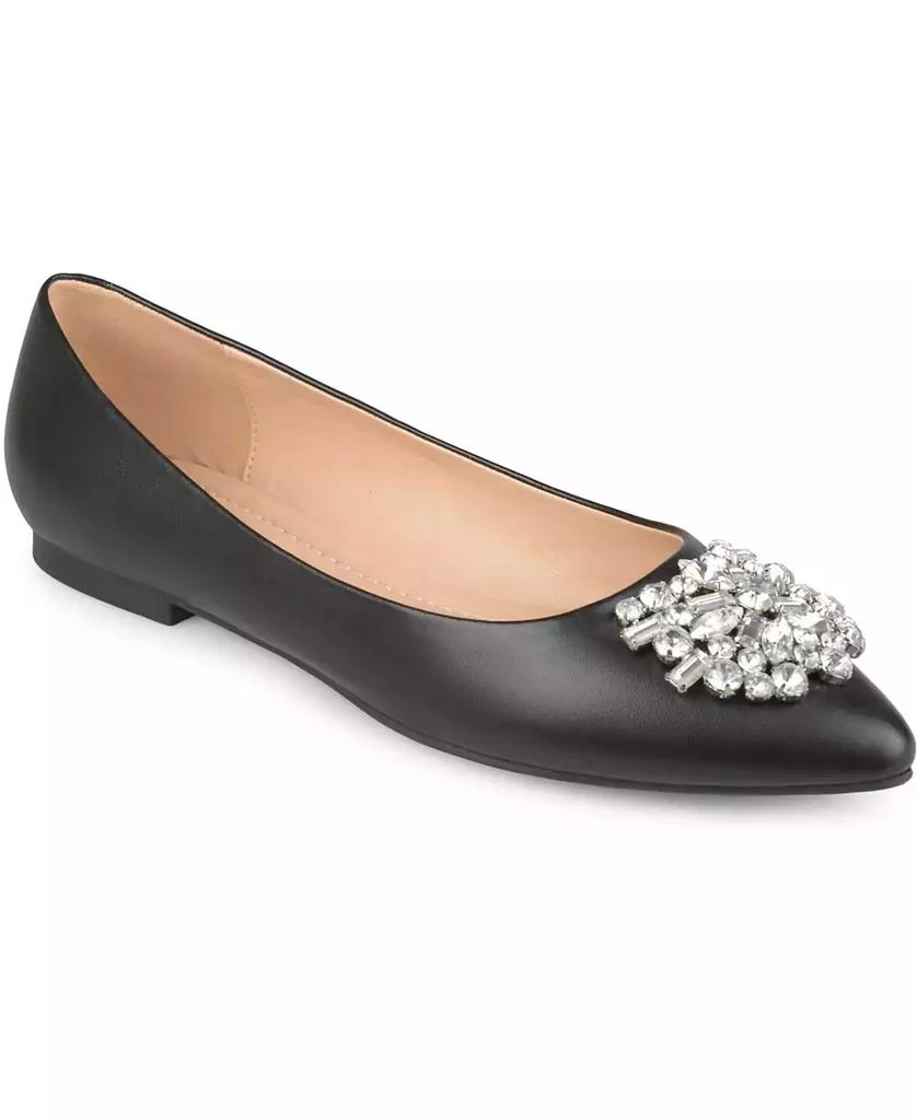 商品Journee Collection|Women's Renzo Jeweled Flats,价格¥400,第1张图片