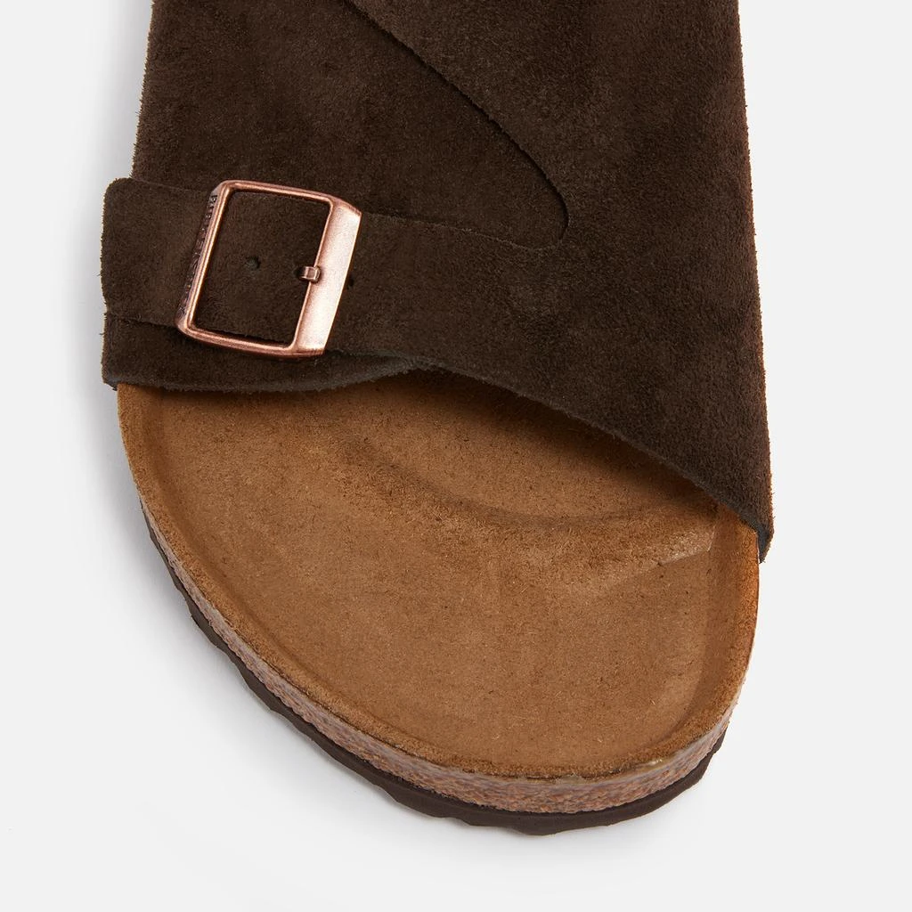 商品Birkenstock|Birkenstock Zurich Suede Slide Sandals,价格¥566,第4张图片详细描述