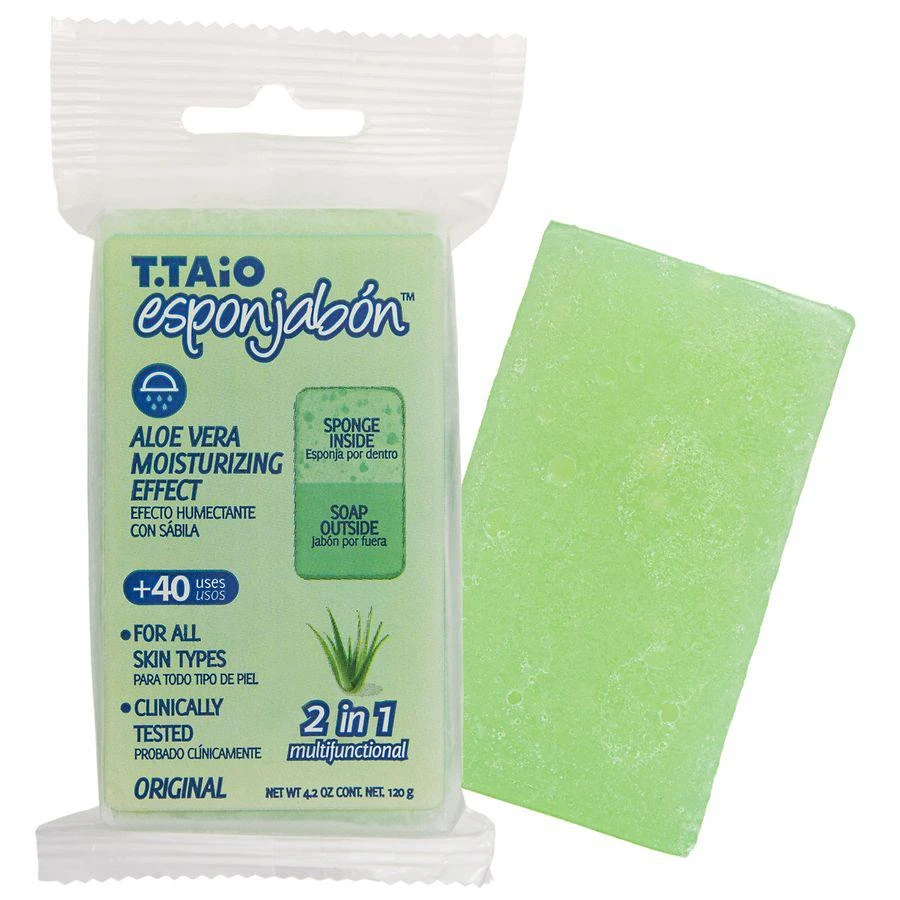 商品T.TAIO Esponjabon|Aloe Vera Soap Infused Sponge,价格¥40,第3张图片详细描述