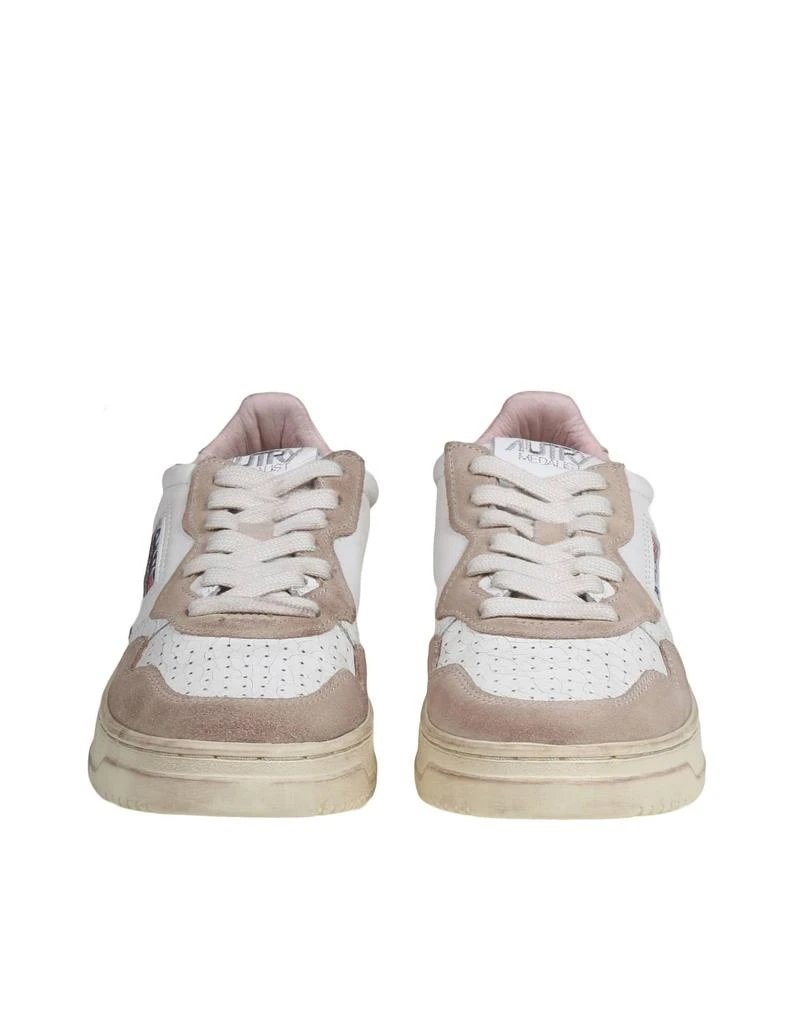 商品Autry|Sneakers In White And Pink Leather,价格¥1741,第2张图片详细描述