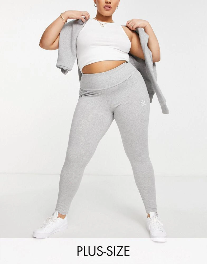 商品Adidas|adidas Originals Plus essentials leggings in grey,价格¥109,第1张图片
