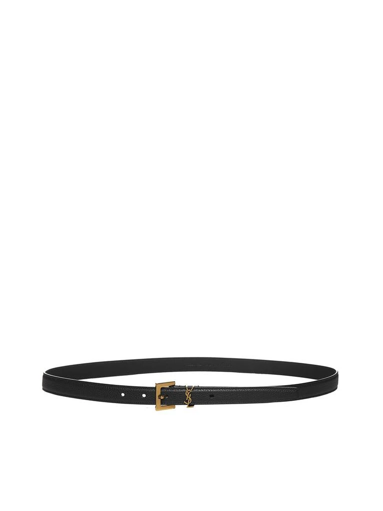 商品Yves Saint Laurent|Saint Laurent Logo Plaque Belt,价格¥2208,第1张图片