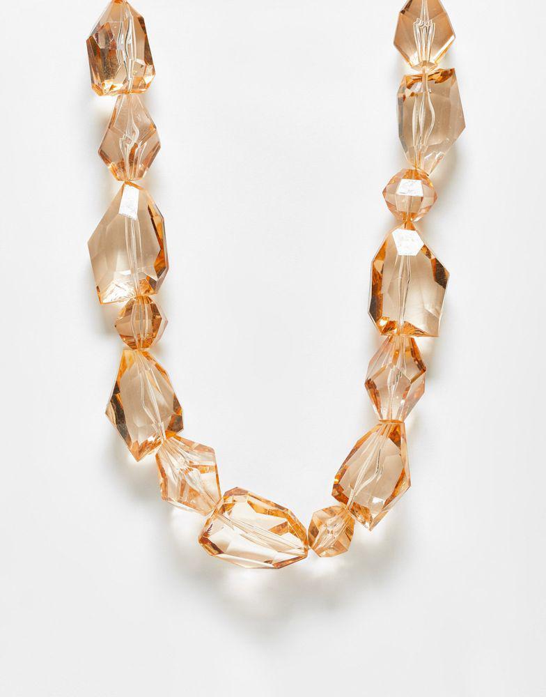 商品Reclaimed Vintage|Reclaimed Vintage statement gem necklace,价格¥135,第1张图片