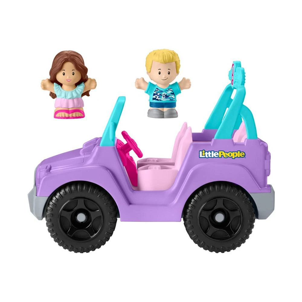 商品Fisher Price|Little People Barbie Beach Cruiser Toy Car with Music 2 Figures for Toddlers,价格¥126,第3张图片详细描述