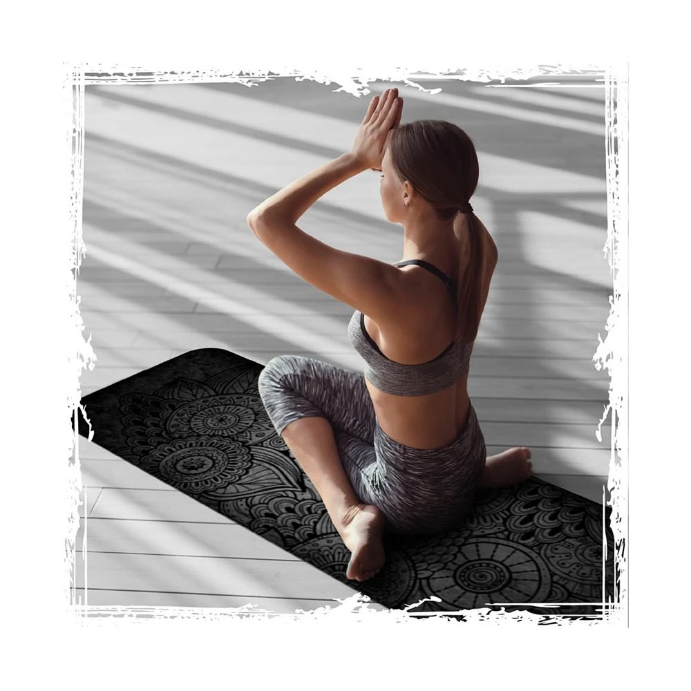 商品MILLENTI|Yoga Mat Gym Mats - 6 Millimeter Thick Suede Texture Material, Exercise Mat,价格¥733,第2张图片详细描述