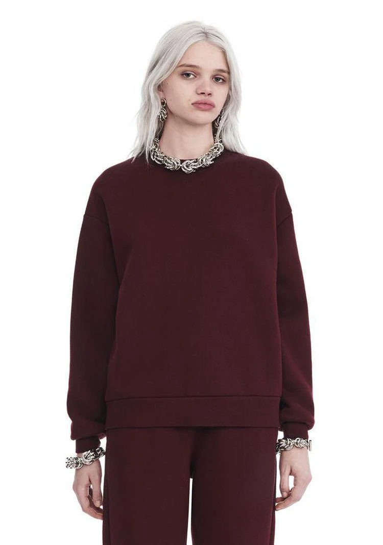 商品Alexander Wang|DENSE FLEECE PULLOVER,价格¥1091,第3张图片详细描述