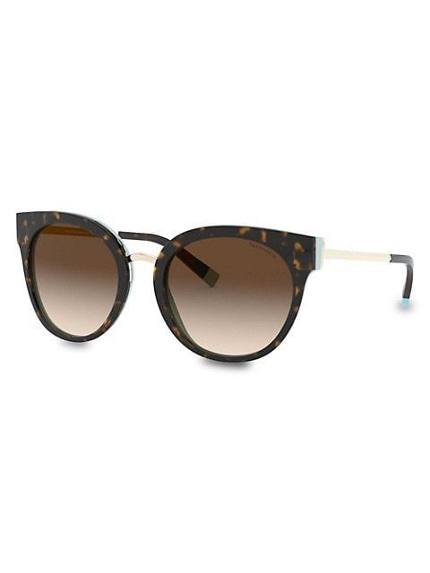 商品Tiffany & Co.|54MM Round Sunglasses,价格¥2634,第4张图片详细描述