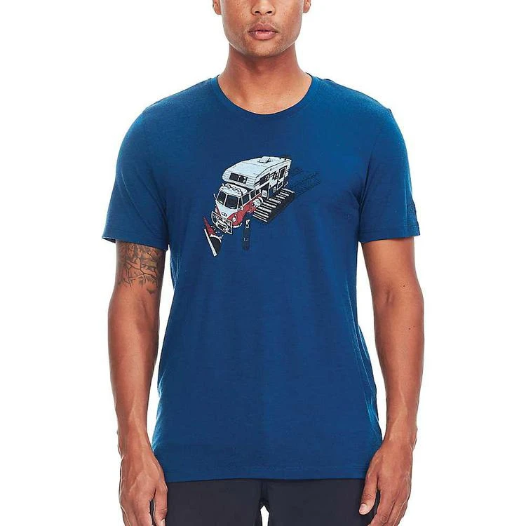 商品Icebreaker|Icebreaker Men's Tech Lite Snow Bug SS Crewe,价格¥380,第4张图片详细描述